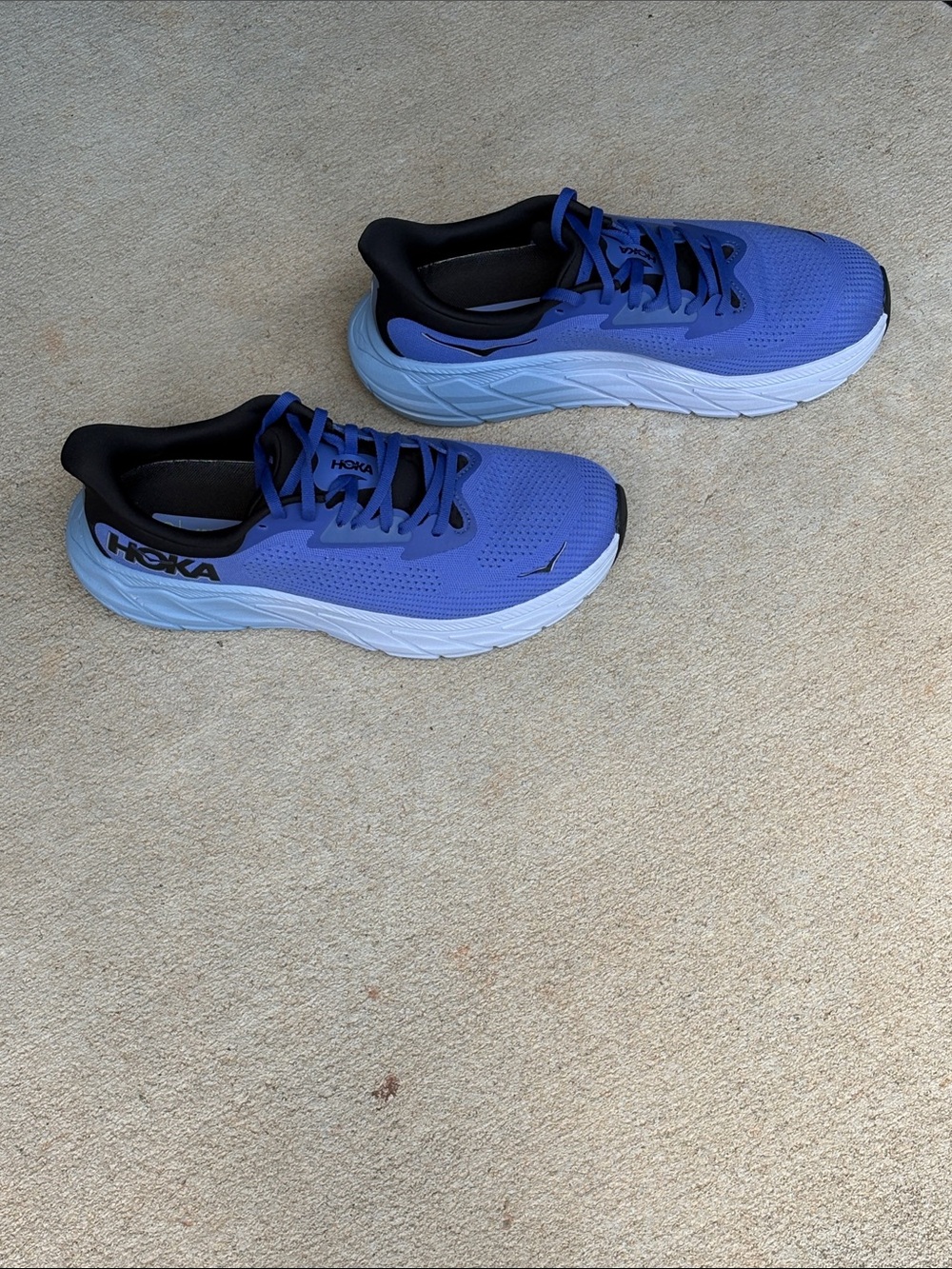 Hoka Women’s Periwinkle Running Shoes with Black Accents